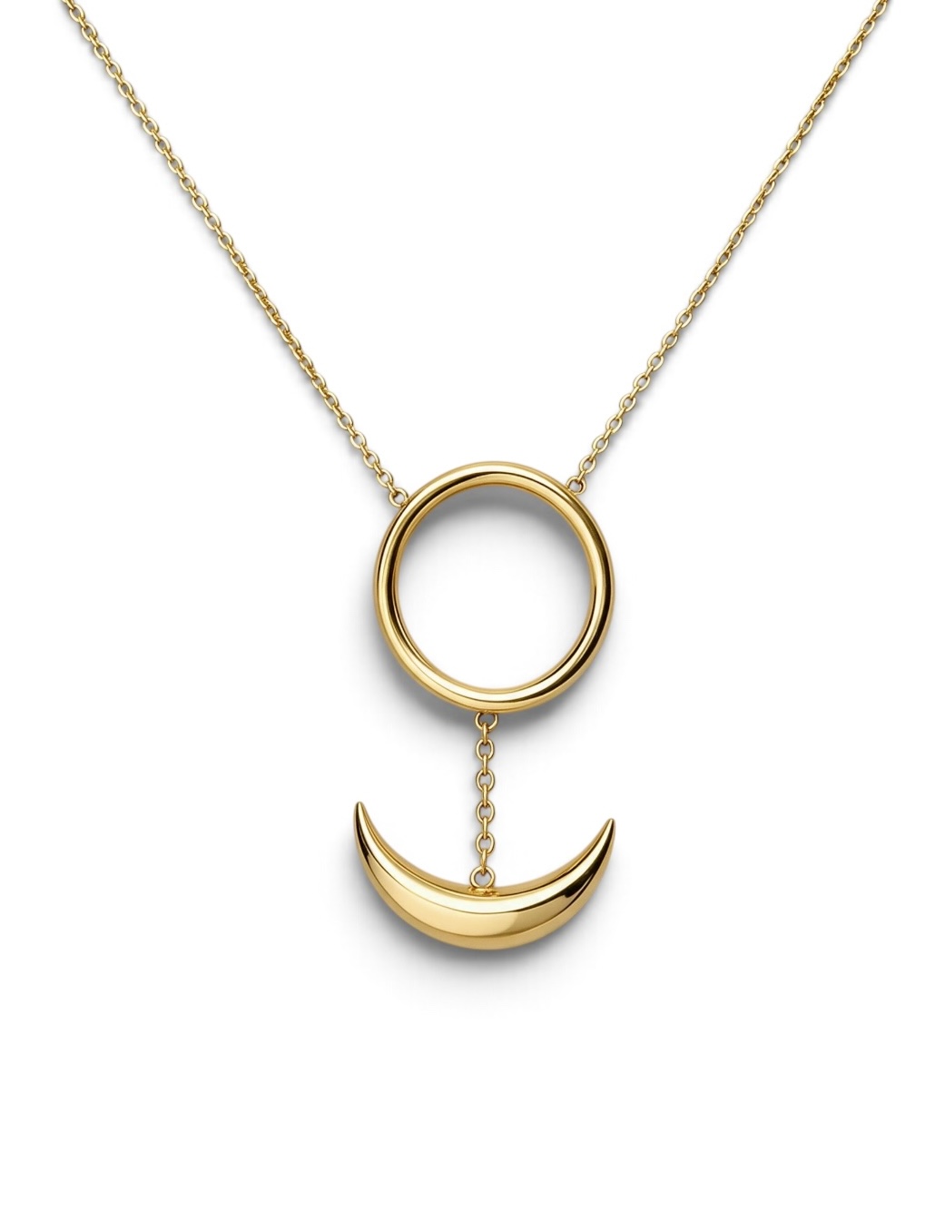ALLATRA Necklace, 14K 0.5 micron Gold Plated Brass
